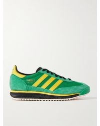 adidas Originals - Sl72 Rs Suede And Leather-trimmed Mesh Sneakers - Lyst