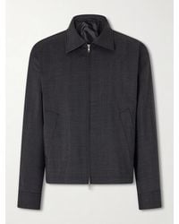 mfpen - Mail Prince Of Wales Checked Wool-Twill Jacket - Lyst