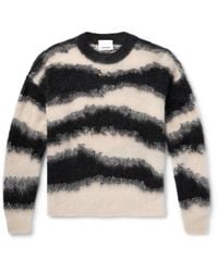 Isabel Marant - Sawyers Striped Brushed-knit Sweater - Lyst