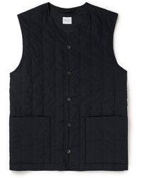 Sunspel - Quilted Cotton Gilet - Lyst