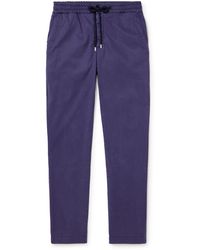 Vilebrequin - Clemence Slim-Fit Straight-Leg Tencel Lyocell-Blend Drawstring Trousers - Lyst