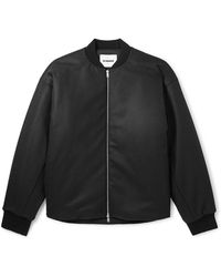 Jil Sander - Padded Wool-Felt Bomber Jacket - Lyst