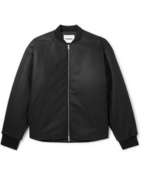 Jil Sander - Padded Wool-Felt Bomber Jacket - Lyst