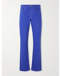 Versace - Straight-leg Logo-appliquéd Jeans - Lyst