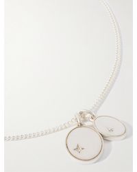 M. Cohen - Gudo Oval Sterling Silver Diamond Necklace - Lyst