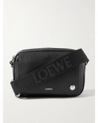 Loewe - Pebble Full-Grain Leather Messenger Bag - Lyst