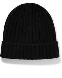 Hartford - Ribbed Wool And Cashmere-blend Beanie - Lyst