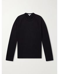 James Perse - Garment-dyed Loopback Supima Cotton-jersey Sweatshirt - Lyst
