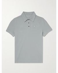 Canada Goose - Beckley Logo-Appliquéd Paneled Cotton-Piqué Polo Shirt - Lyst