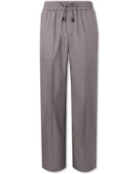 Brioni - Asolo Straight-Leg Herringbone Silk-Seersucker Suit Trousers - Lyst