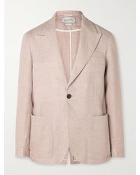 Oliver Spencer - Laurel Unstructured Herringbone Linen Suit Jacket - Lyst