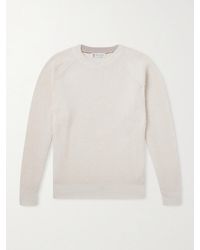 Brunello Cucinelli - Pullover aus Baumwolle in Rippstrick - Lyst