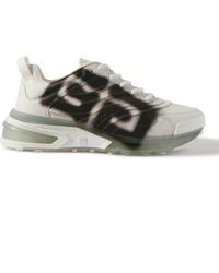 Givenchy Giv 1 Sneakers In Leather With Tag Effect Prints in Black 