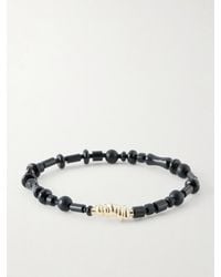 Luis Morais - 14-Karat Agate Beaded Bracelet - Lyst