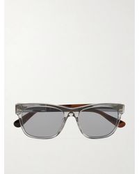 Brunello Cucinelli - Aviator-style Acetate Sunglasses - Lyst
