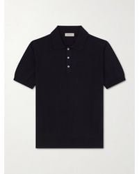 Canali - Cotton Polo Shirt - Lyst