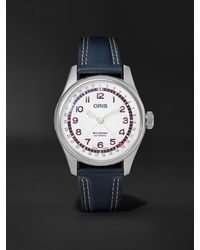 Oris - Hank Aaron Limited Edition Automatic 40Mm Stainless Steel And Leather Watch, Ref. No. 01 754 7785 4081-Set - Lyst