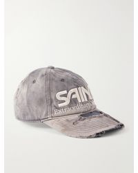 SAINT Mxxxxxx - Logo-Embroidered Cotton-Canvas Cap - Lyst