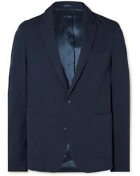 Officine Generale - Nehemiah Cotton-seersucker Suit Jacket - Lyst
