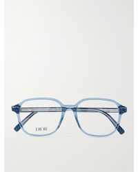 Dior - InDiorO S3I Brille mit eckigem Rahmen aus Azetat - Lyst