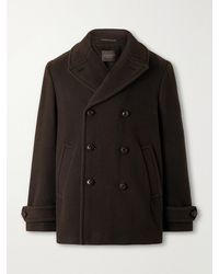 Slowear - Double-Breasted Wool-Blend Plush Coat - Lyst
