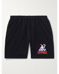 Local Authority - Printed Cotton-jersey Shorts - Lyst