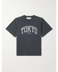 Remi Relief - Printed Cotton-Jersey T-Shirt - Lyst