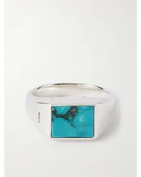 Mikia - Rectangle Sterling Ring - Lyst