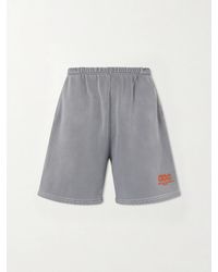 Willy Chavarria - Ccc Buffalo Straight-Leg Logo-Embroidered Cotton-Jersey Shorts - Lyst