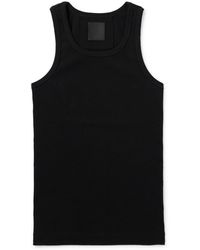 Givenchy - Slim-fit Ribbed Stretch-cotton Tank Top - Lyst