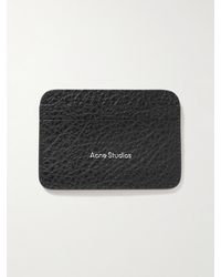 Acne Studios - Logo-print Full-grain Leather Cardholder - Lyst