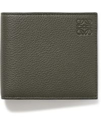 Loewe - Logo-Debossed Full-Grain Leather Bifold Wallet - Lyst