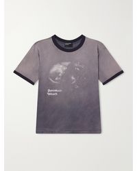 Enfants Riches Deprimes - Porcelain Dog Patch Printed Cotton-Jersey T-Shirt - Lyst