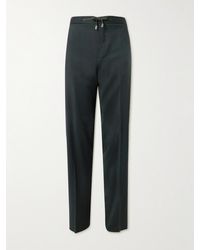 MR P. - Slim-fit Wool -twill Drawstring Suit Trousers - Lyst