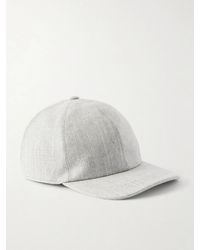 Canali - Wool Baseball Cap - Lyst