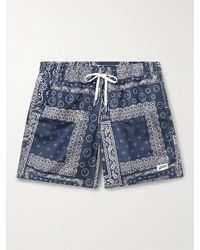 Bather - Straight-leg Mid-length Bandana-print Recycled Swim Shorts - Lyst