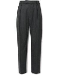 Loro Piana - Reinga Straight-leg Wish® Wool And Cashmere-blend Trousers - Lyst