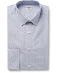 Charvet - Checked Cotton-poplin Shirt - Lyst