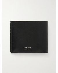 Tom Ford - T Line Textured-leather Bifold Wallet - Lyst