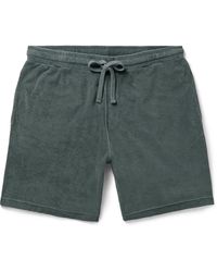 Hartford - Straight-leg Cotton-blend Terry Drawstring Bermuda Shorts - Lyst