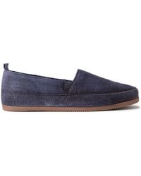 Mulo - Garment-Dyed Canvas Espadrilles - Lyst