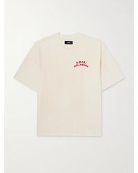 Amiri - Hollywood Logo-print Cotton-jersey T-shirt - Lyst