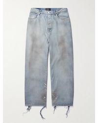 Balenciaga - Japanese Twill Baggy Jeans - Lyst