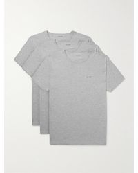 Paul Smith - Confezione da tre T-shirt in jersey di cotone biologico con logo - Lyst