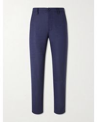 Canali - Slim-Fit Tapered Wool-Blend Chinos - Lyst