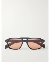 Cutler and Gross - Navigator Aviator-Style Acetate Sunglasses - Lyst