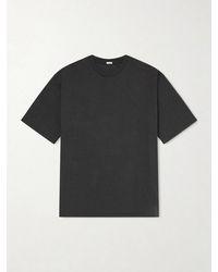 A.PRESSE - Cotton And Cashmere-Blend T-Shirt - Lyst
