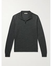 Canali - Wool Half-zip Sweater - Lyst