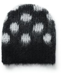 Marni - Polka-dot Brushed-knit Beanie - Lyst