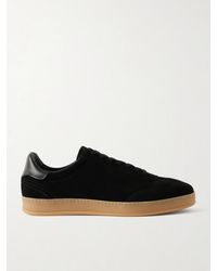 MR P. - Leather-trimmed Suede Sneakers - Lyst